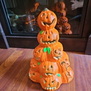 Vintage Halloween jacolantern decorations